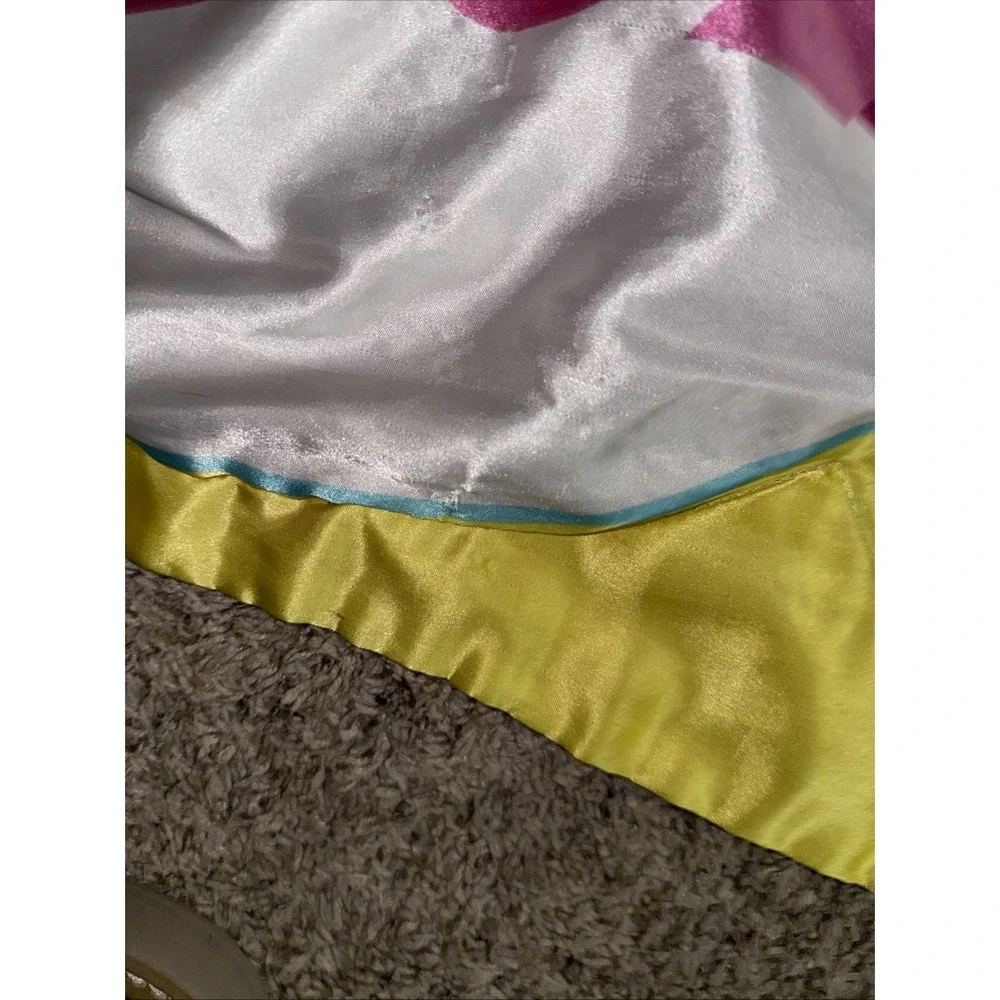 Vintage Dora‎ The Explorer Satin Throw Blanket Multicolored Pink Back 50x40